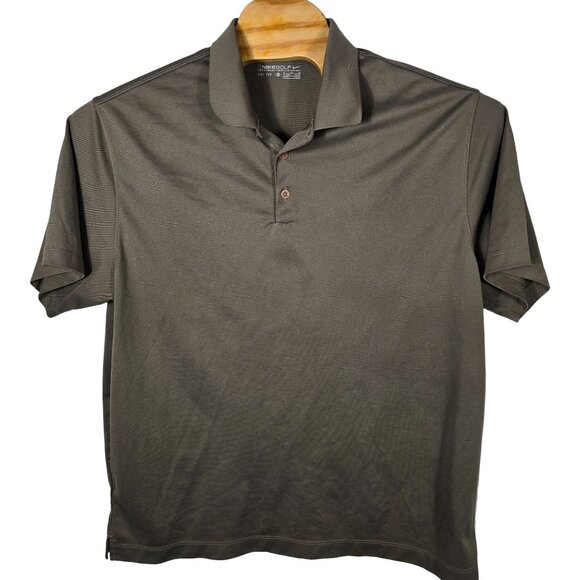 Nike Golf Polo Shirt Men's XL‎ Green Short Sleeve Performance - Picture 2 of 4